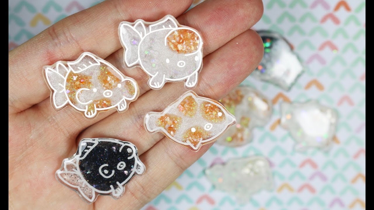 [How to Color Shrink Plastic Collab] With Glitters/Shells/PearlEx/UV Resin ft. Atelier Lorien