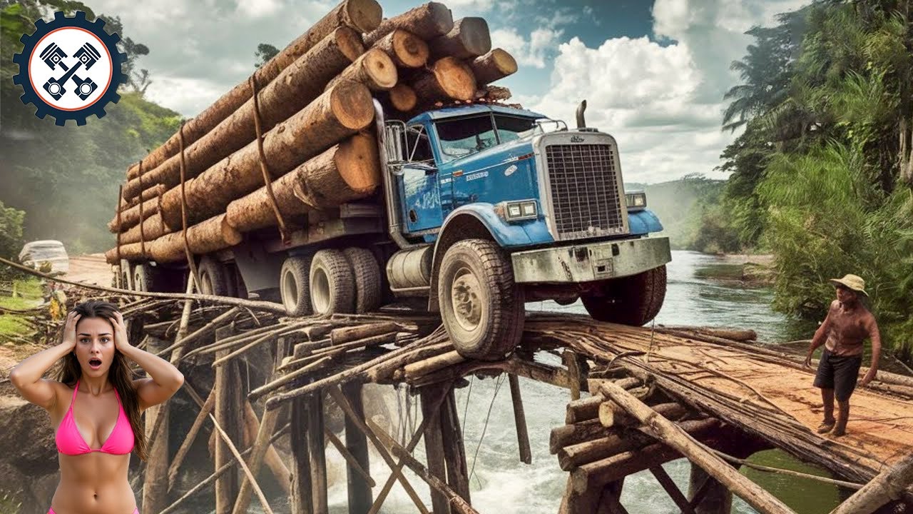 101 Jaw-Dropping Most Dangerous Big Logging Skills | Heavy Equipment Fails #139