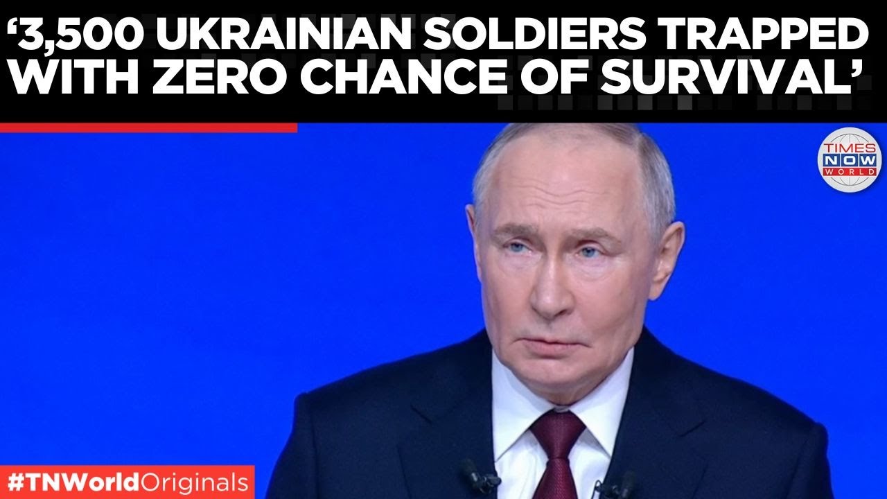WATCH: Putin Claims Kupyansk Under Russian Control, Ukrainian Forces Surrounded