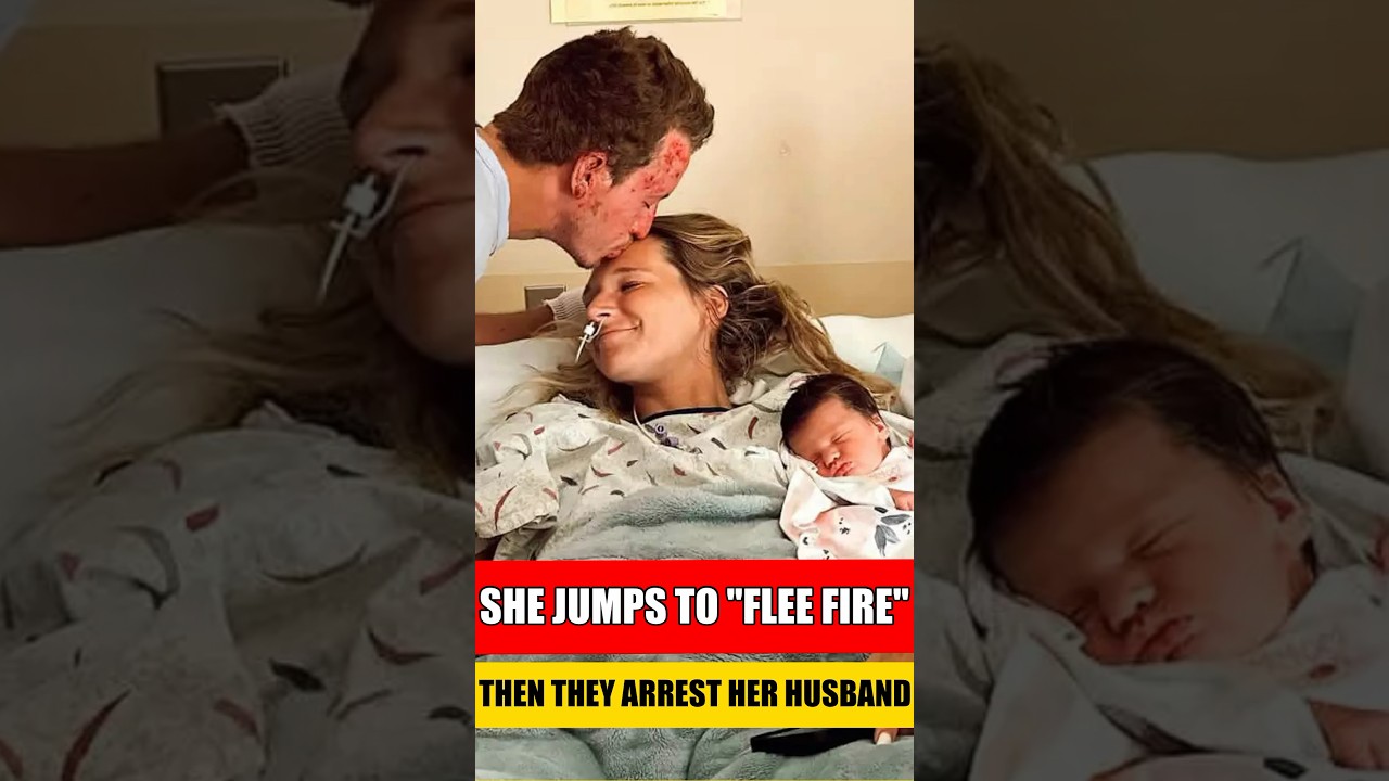 Pregnant Mom Jumps From Balcony To “Flee Fire”. When Police Arrives, They Arrest Her Husband
