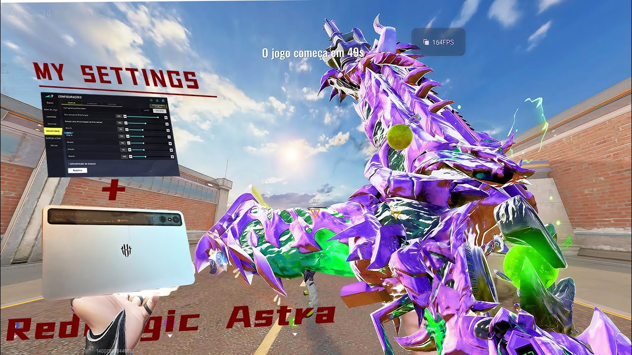 ❗RedMagic Astra + Blood Strike: Jogando com Gráficos INSANOS❗ 165 FPS 🔴📱