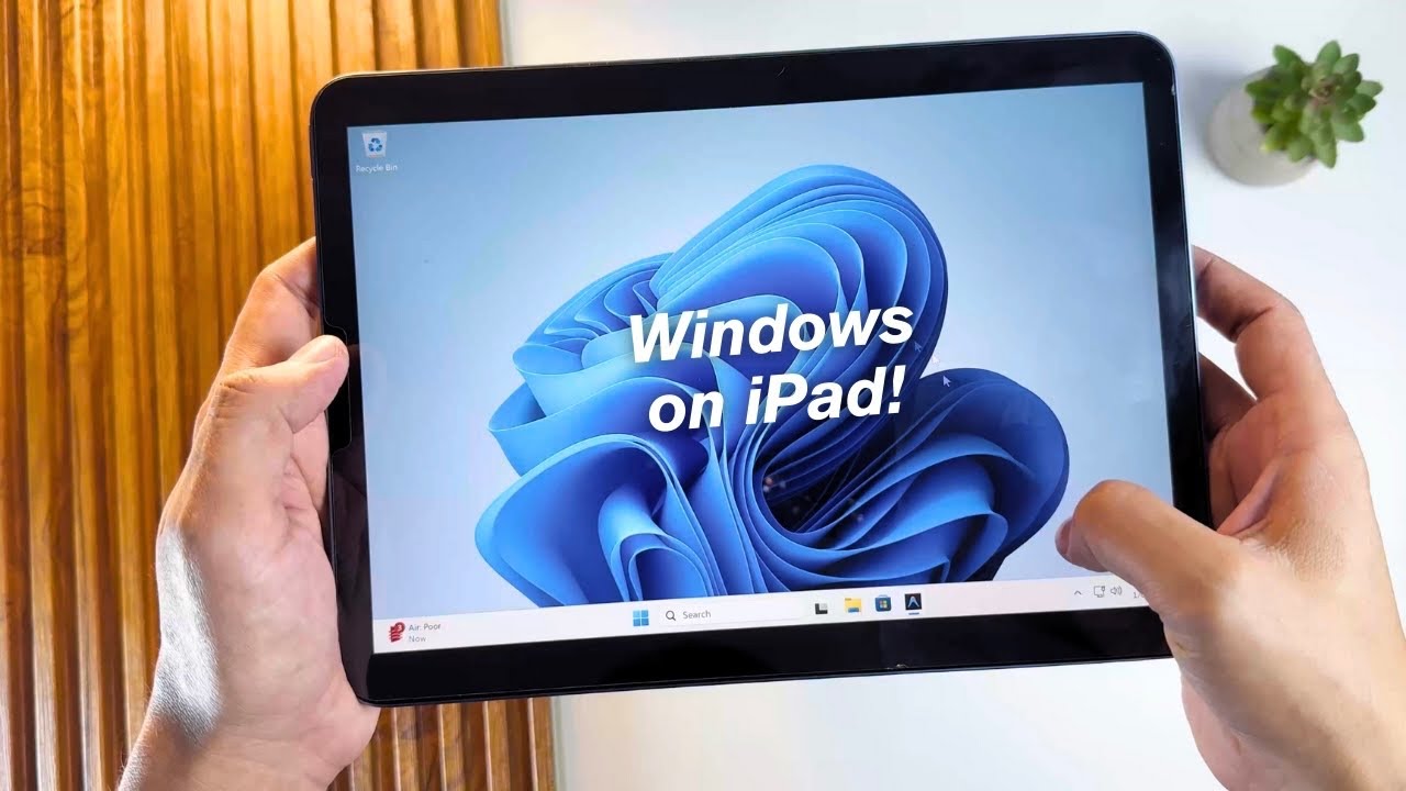 На этом iPad установлена ​​Windows 11… и он действительно пригоден для использования.