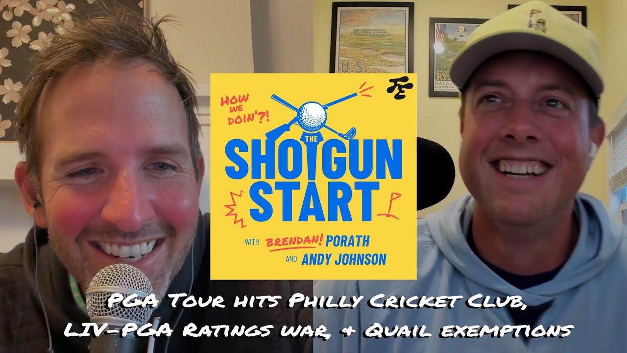 Curious PGA exemptions, rare trip to a Golden Age gem in Philly, & a ratings war | The Shotgun Start