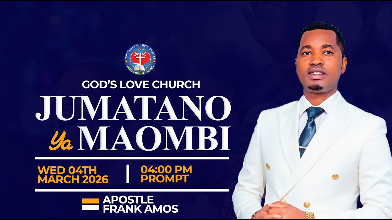 JUMA TANO YA MAOMBI NA MAOMBEZI/04TH MARCH 2026
