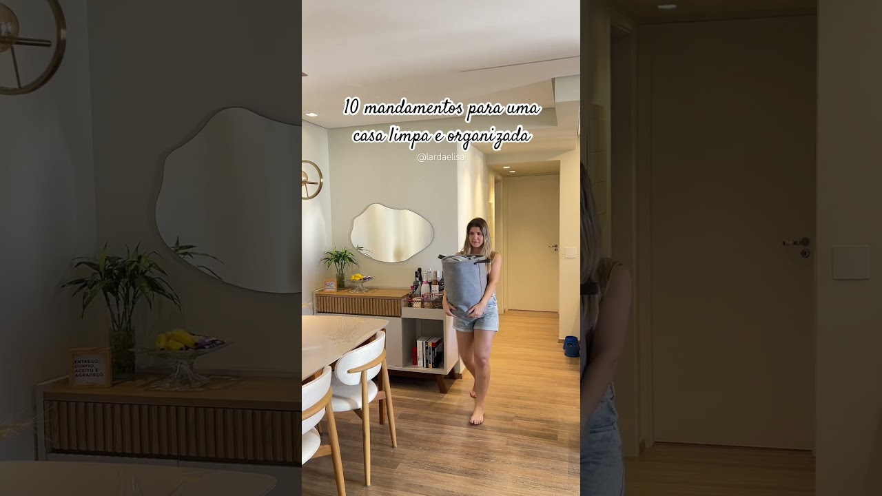 Concorda? Casa limpa e organizada 🩷 #decor #organiza&ccedil;&atilde;o