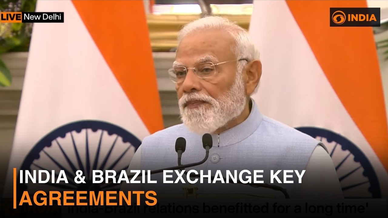 India & Brazil exchange key agreements