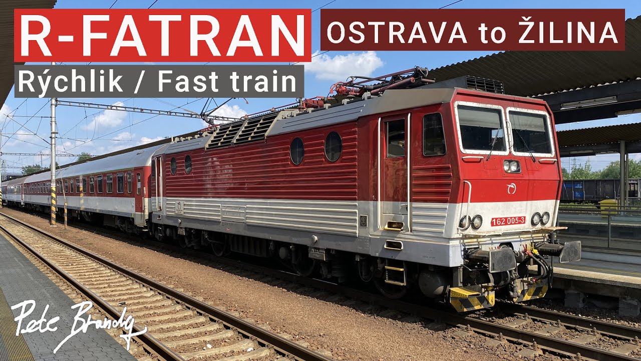 TRIP REPORT | R-Fatran | ZSSK Rýchlik (Fast train) | Ostrava to Žilina | 1st class