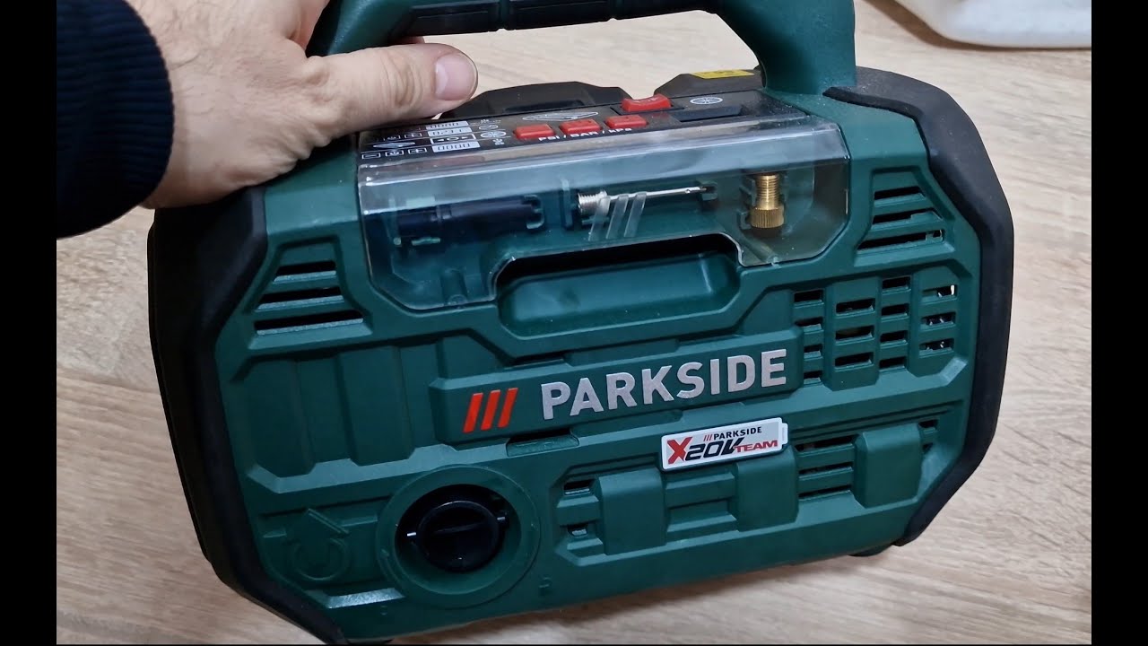 Parkside компресор PKA 20-Li B2 - първи впечатления и тест