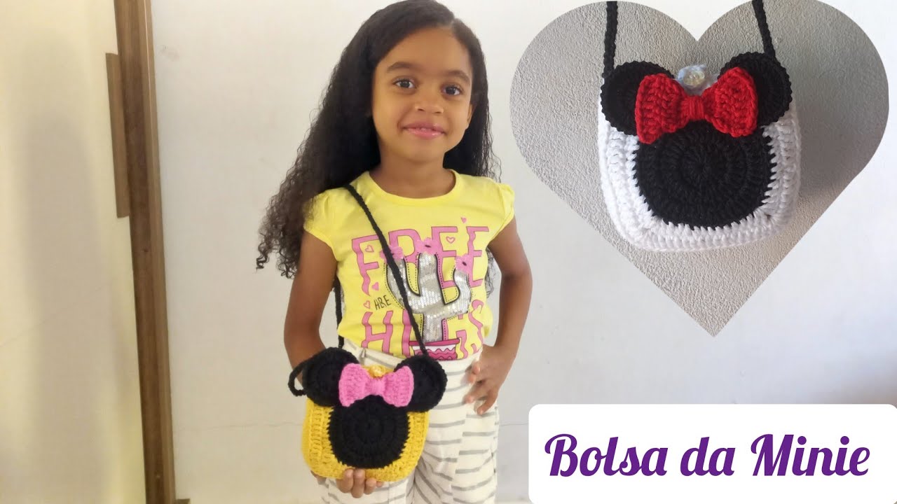 Bolsa da Minie em crochê fácil @geanecroche