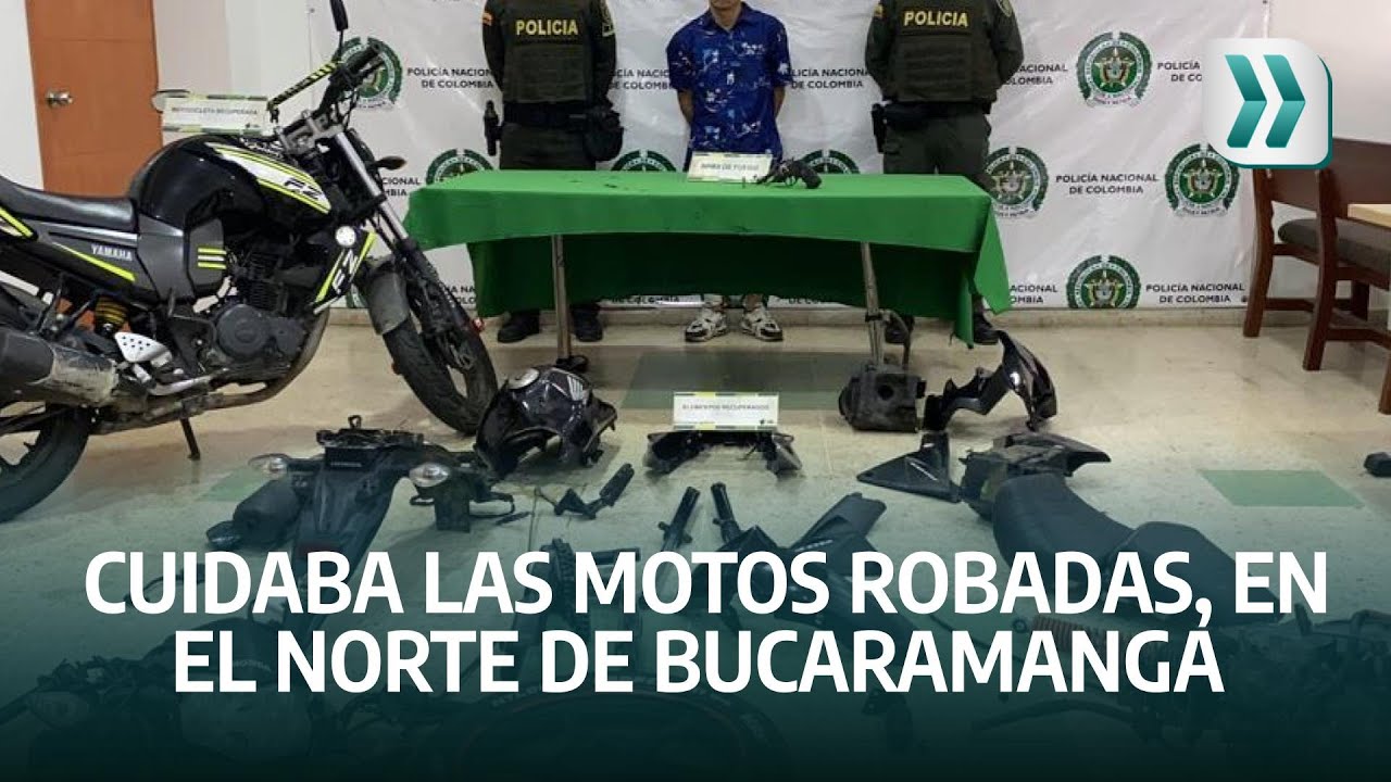 Cuidaba motos robadas, en el norte de Bucaramanga | Vanguardia