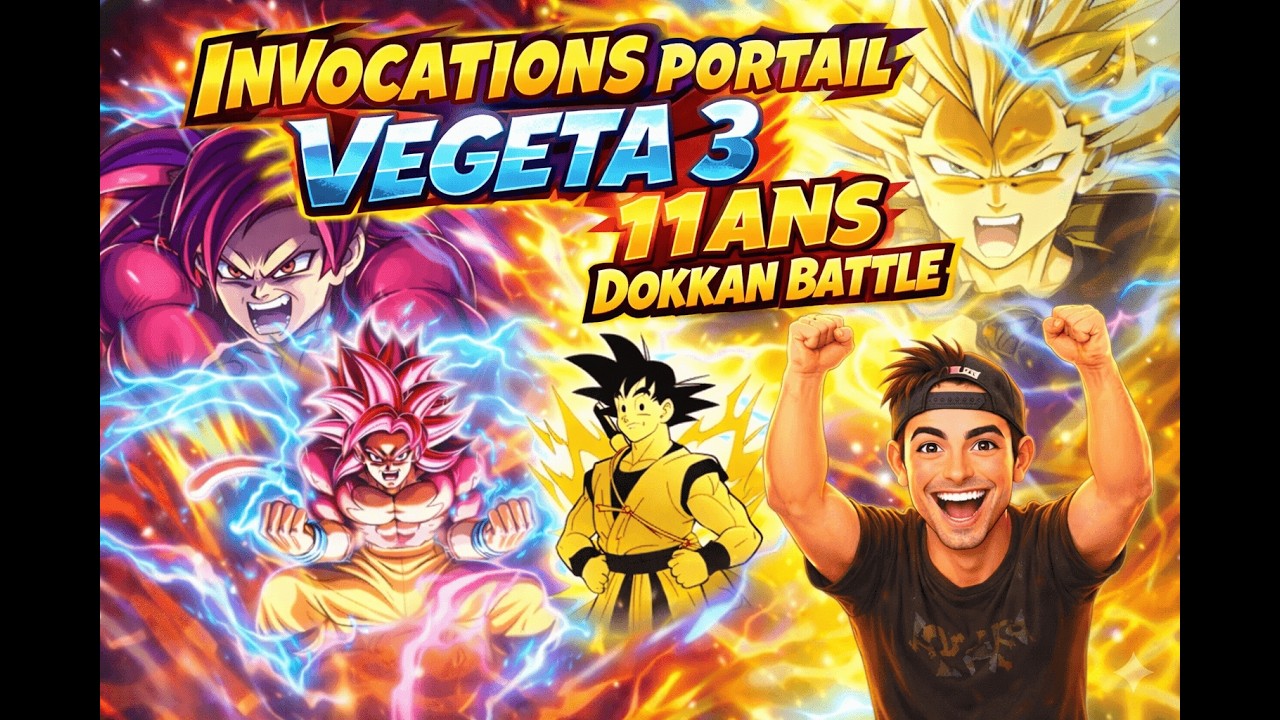 6150 DS AU COMPTEUR, INVOCATIONS 11 ANS DOKKAN BATTLE PORTAIL VEGETA 3