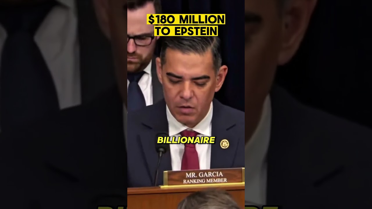 $180M to Epstein &mdash; Congress reacts