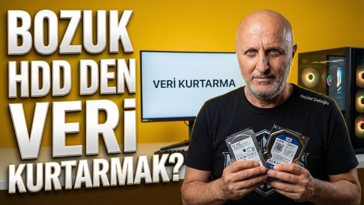 50 Kuruşluk Bir Parça İle 500 GB Veri Kurtardık ✔✔ | Bozuk  Hdd'den Veri Kurtarmak ✔✔