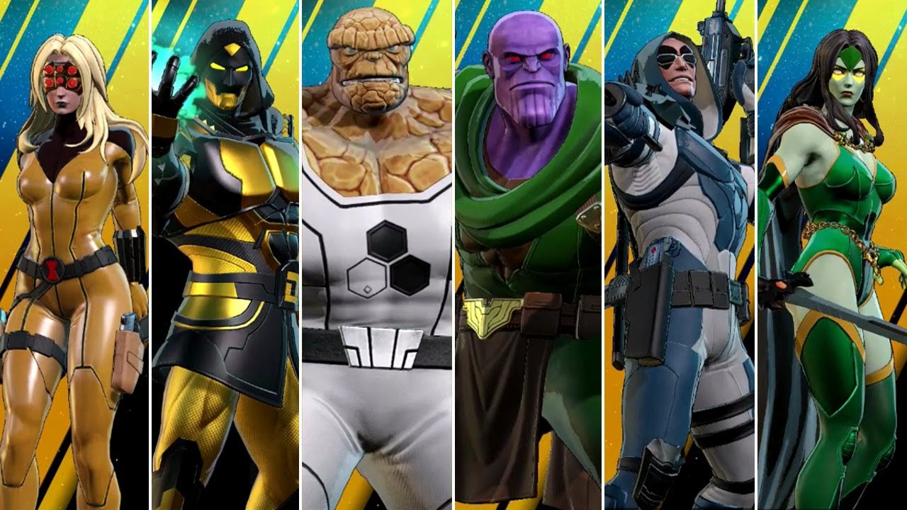 Marvel Ultimate Alliance 3 - All New Characters & Costumes (Fantastic Four DLC)