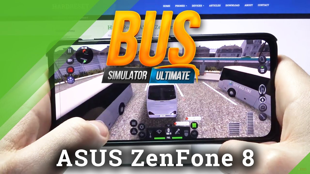 Bus Simulator: Ultimate  Gameplay on ASUS Zenfone 8 &ndash; Check Out Performance Test
