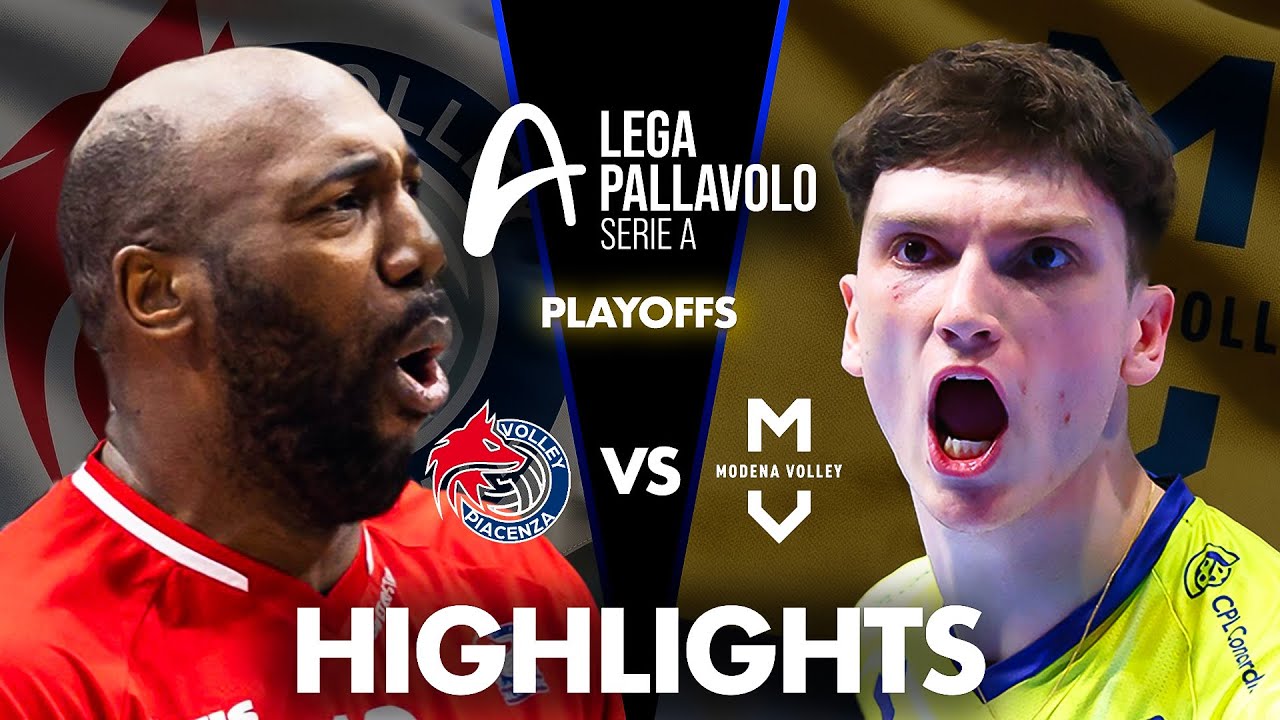 Modena vs Piacenza | Highlights | Italian Volleyball League Playoffs 2026 | Game 3