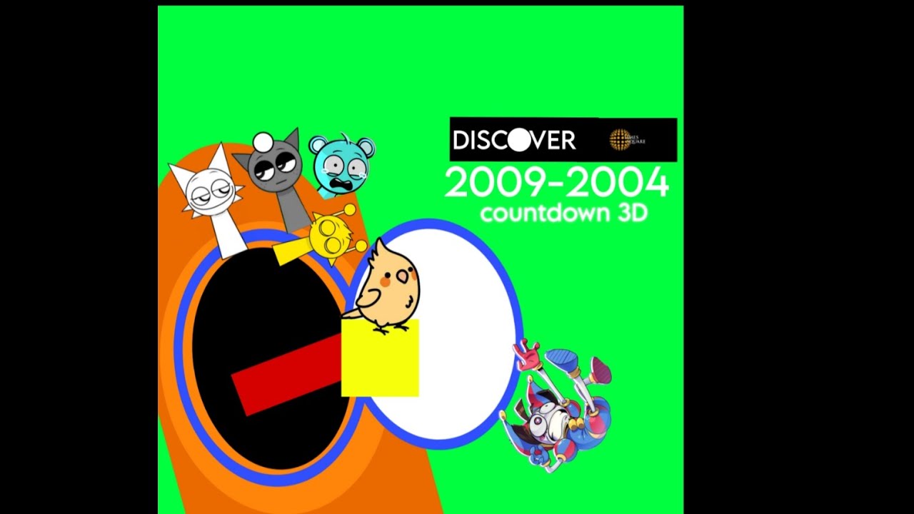 new year 2004-2009 new years ago today special 3D (discover card)-(times Square) 