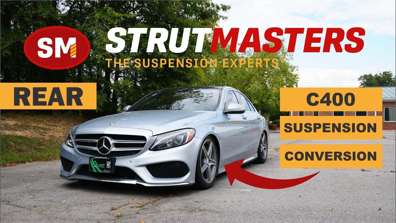 2015-2021 Mercedes-Benz C400 Rear Suspension Conversion Kit Installation