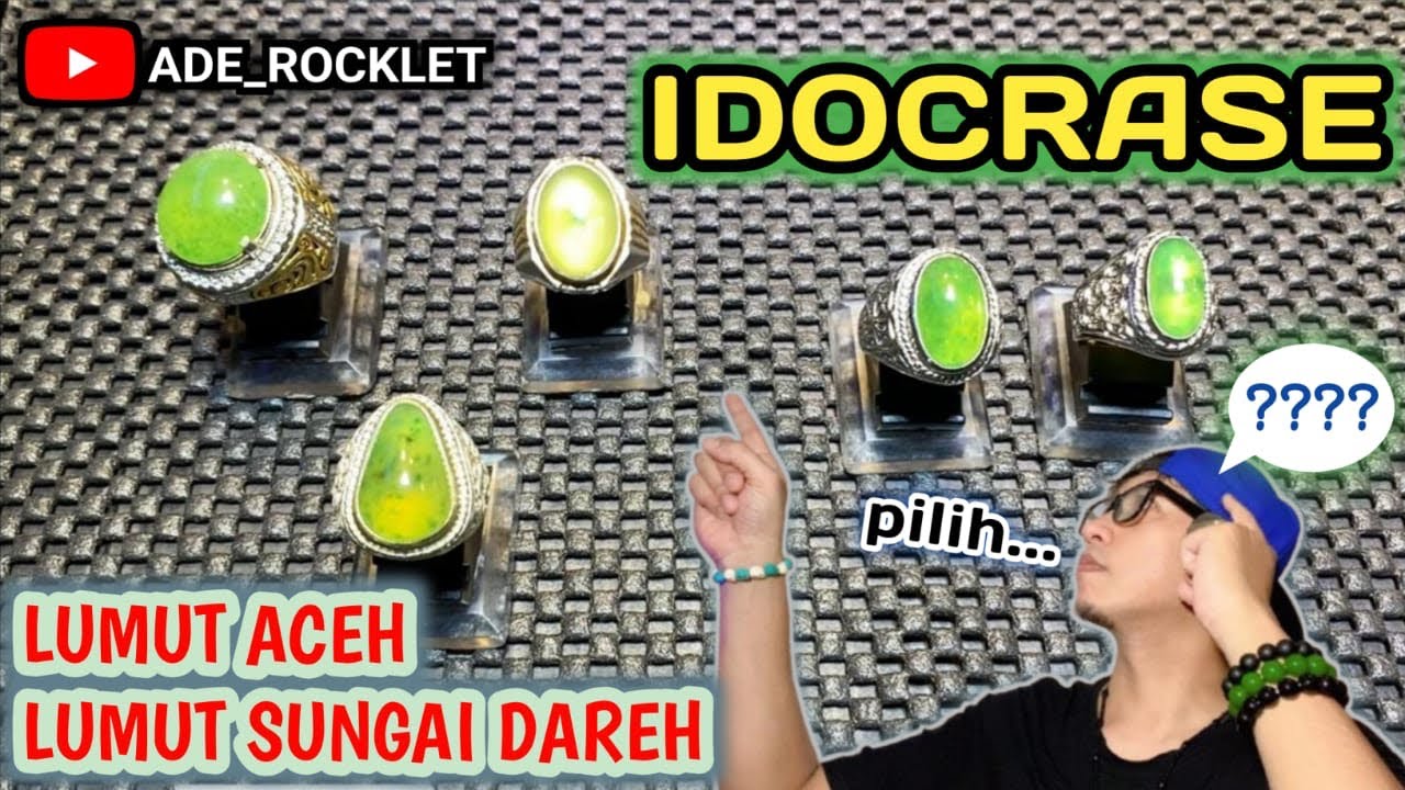 BATU AKIK IDOCRASE LUMUT ACEH DAN LUMUT SUNGAI DAREH