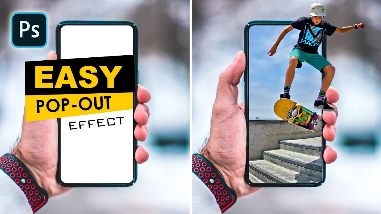 How to Create a 3D Pop-Out Effect in Photoshop | Photoshop Tutorial | Urdu/Hindi