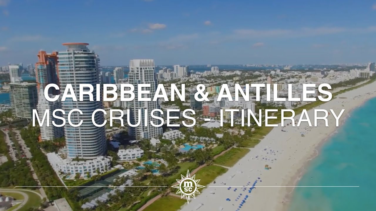 Geniet van een cruise in de Caribbean & Franse Antillen met MSC Cruises