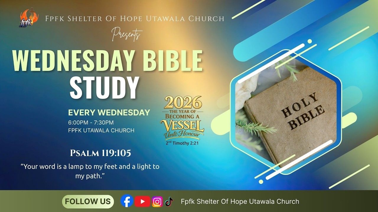 Weekday Service - Bible Study