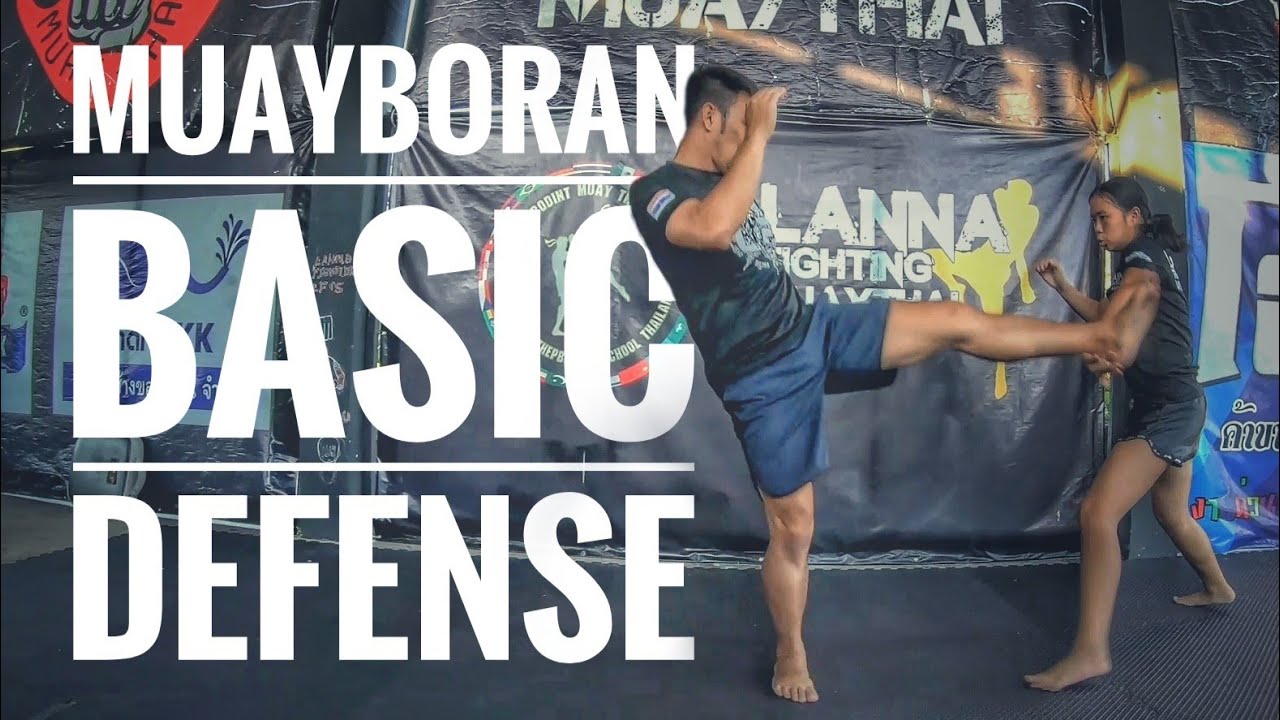 muayboran basic defense 'porng pad pid perd'