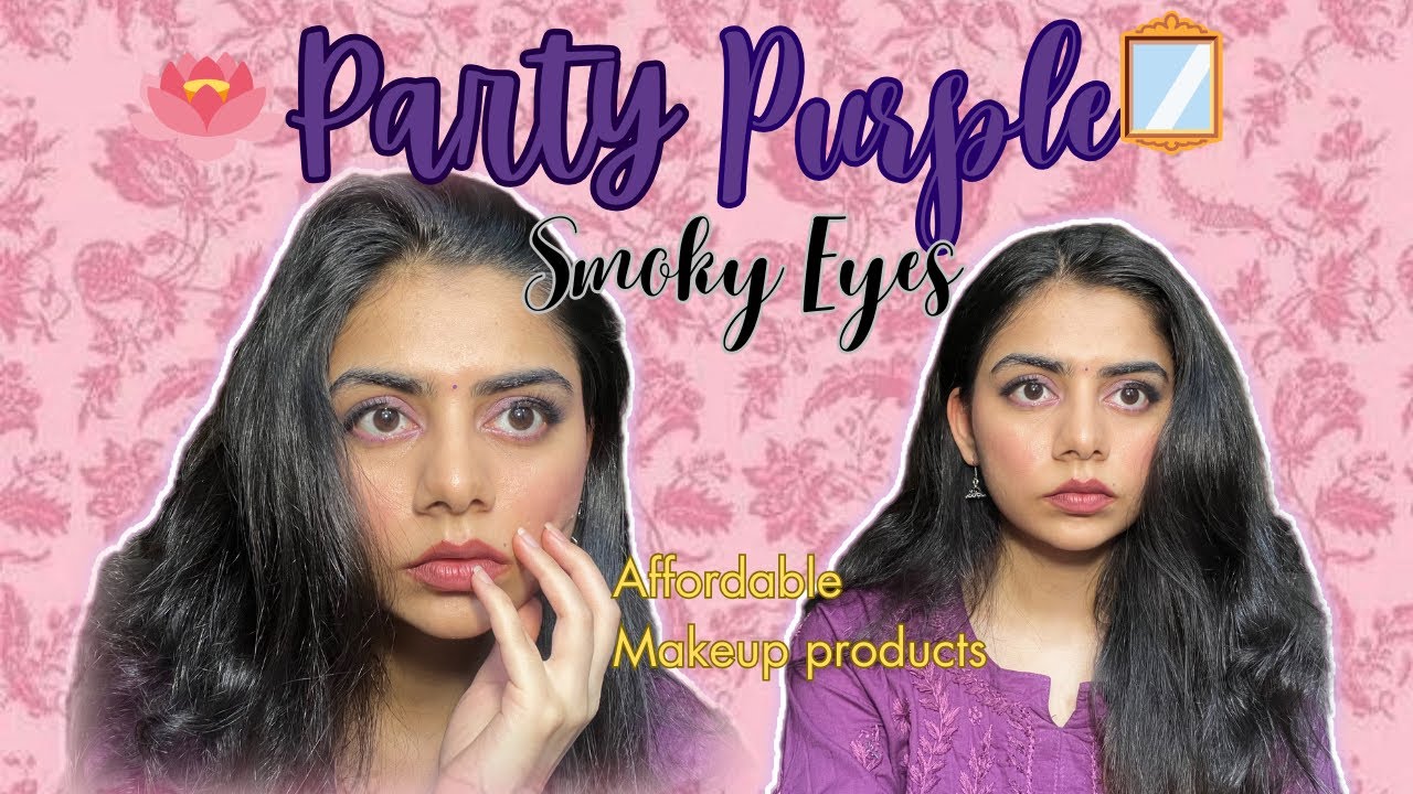✨How to create a Stunning Purple Smoky Eye|Makeup Tutorial.💜🪷🪞 ￼