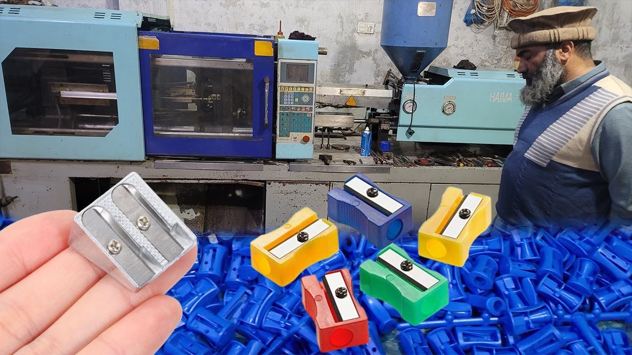 How pencil sharpeners are made | amazing manufacturing of pencil sharpeners