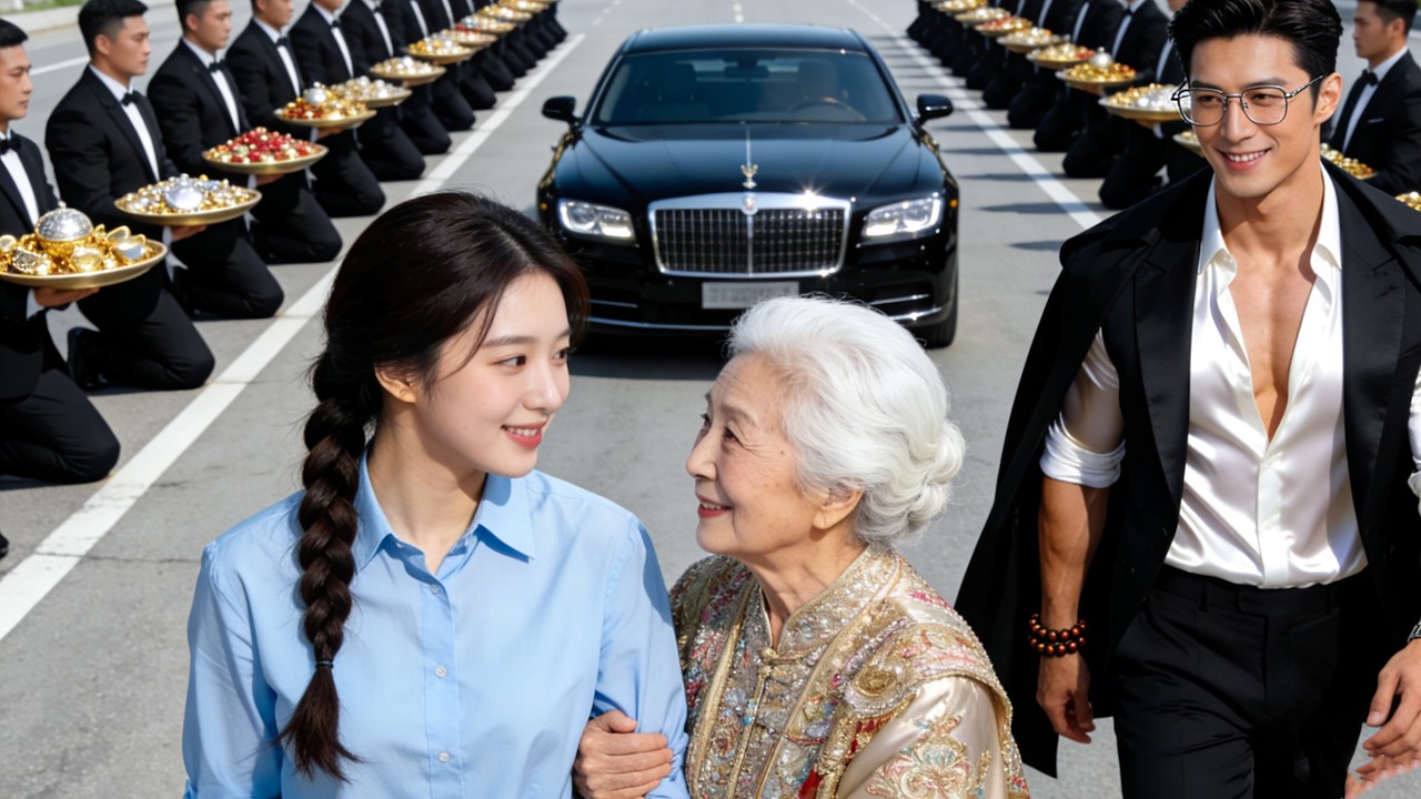 Cinderella helped old woman,immediately introduced her to CEO grandson;she is considered a treasure