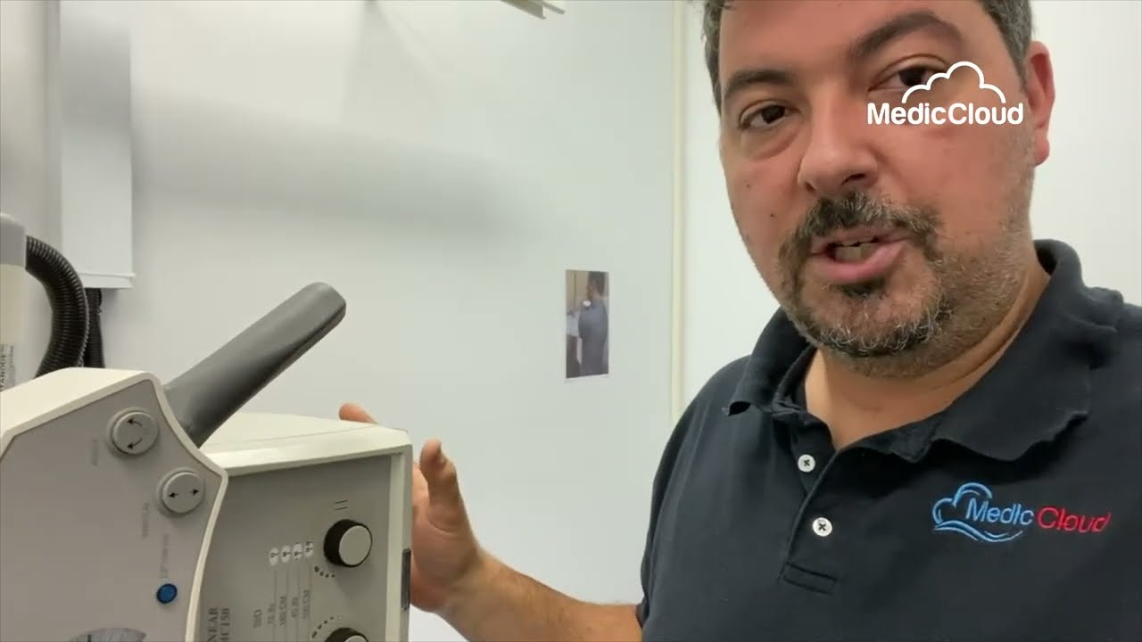 How to use collimator dials on the x-ray machine