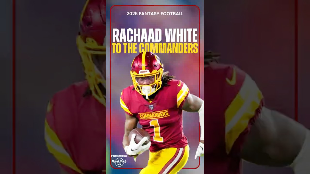 Rachaad White Signs with the Commanders! | Fantasy Football Outlook #shorts