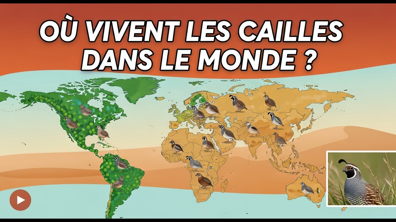 OU VIVENT LES CAILLES DANS LE MONDE