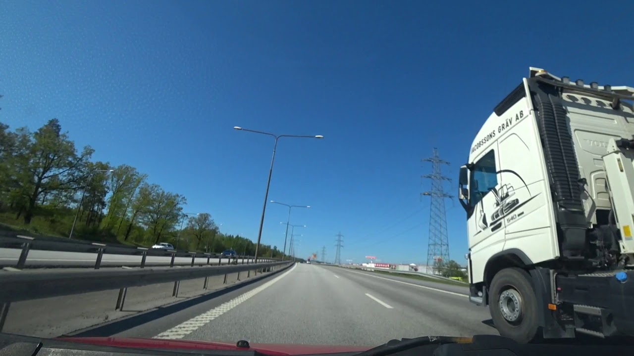 Driving from Västerås to Arboga. Sweden
