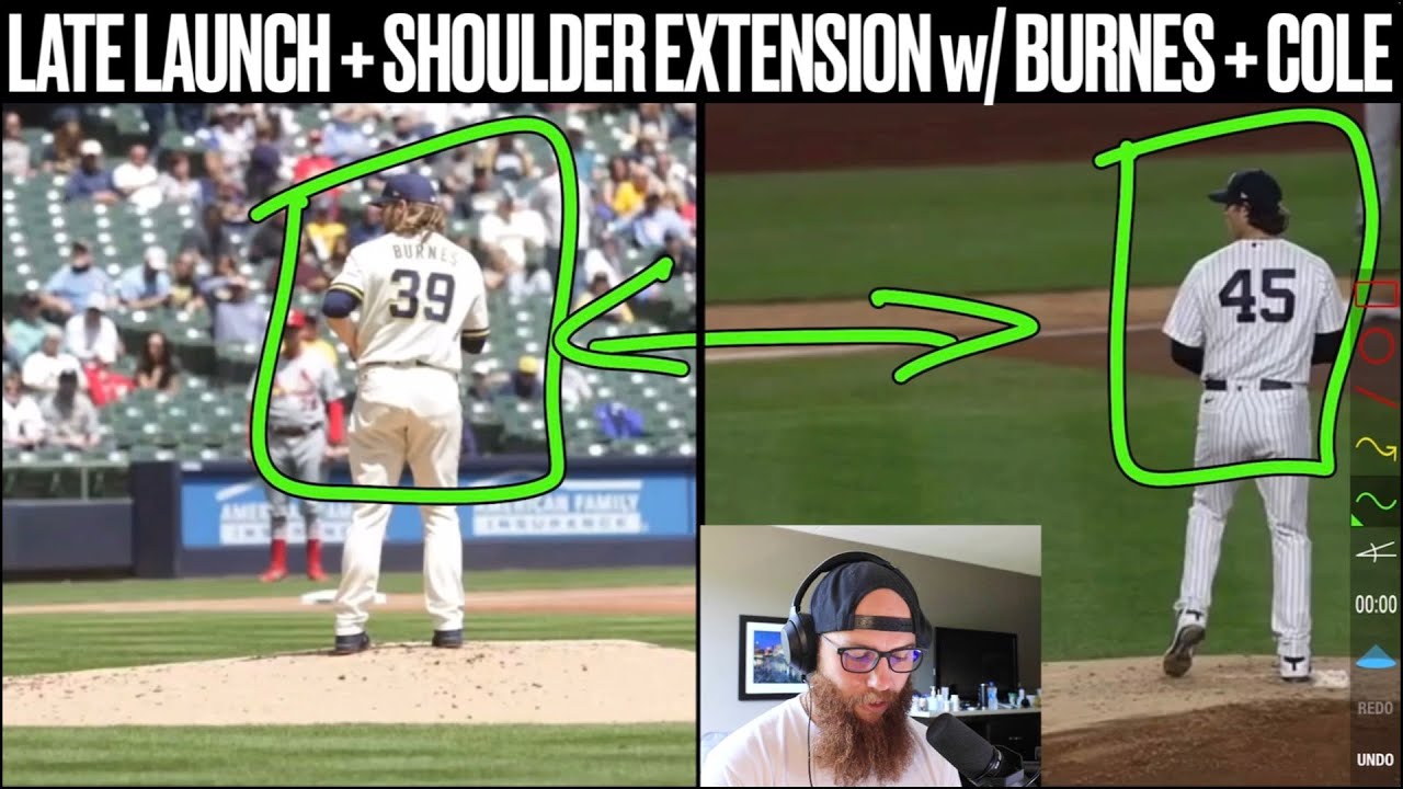 Corbin Burnes + Gerrit Cole Mechanics | Late Launch + Shoulder Extension