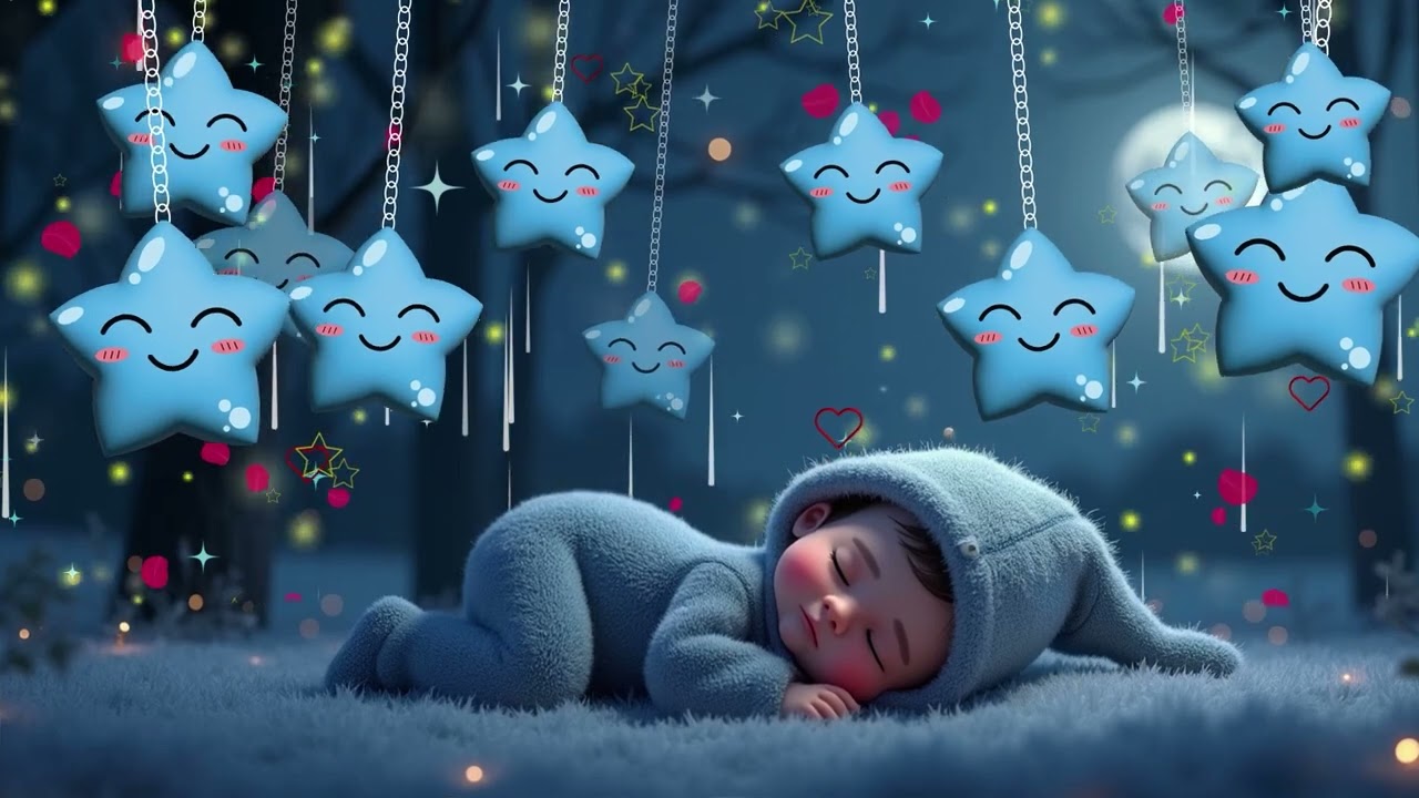 Baby Sleep Music💤Baby Fall Asleep Instantly & Overcome Insomnia in 3 Min 🍼 Mozart & Brahms Lullabies