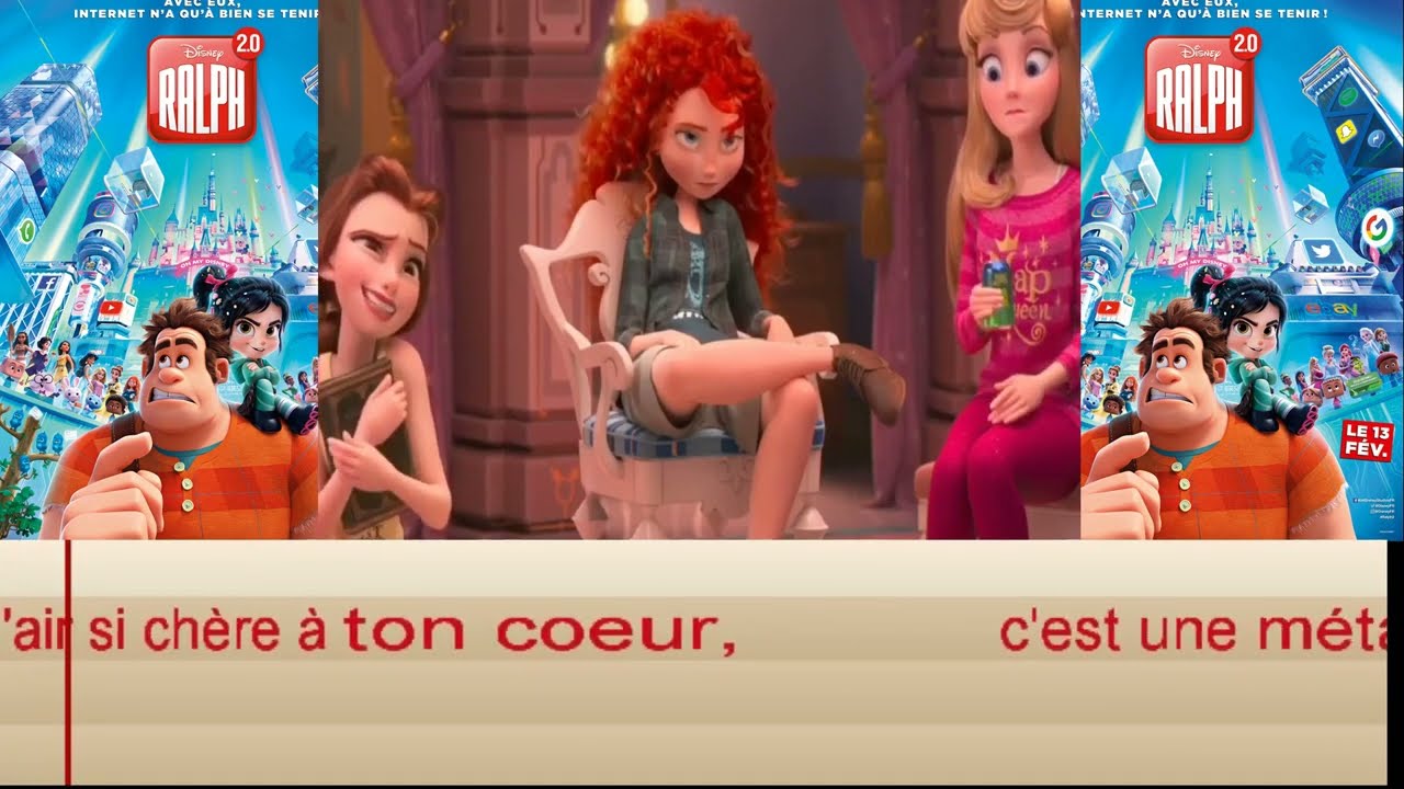 Bande Rythmo - Les Mondes de Ralph - Vaneloppe rencontre les Princesses Disney
