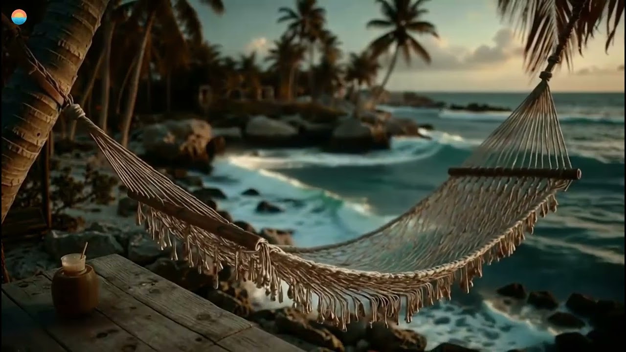 This Ocean Lounge at Golden Hour Will Calm Your Mind Instantly 🌊