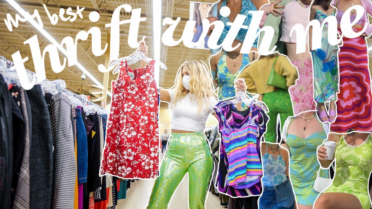 COME THRIFT WITH ME FOR SUMMER TRENDS *thrifting y2k + my Pinterest* | my BEST thrift trip!!