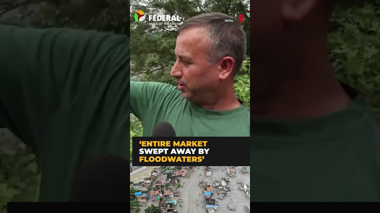 &lsquo;No trace left&rsquo;: Local recalls devastation of Nepal flood | #shorts