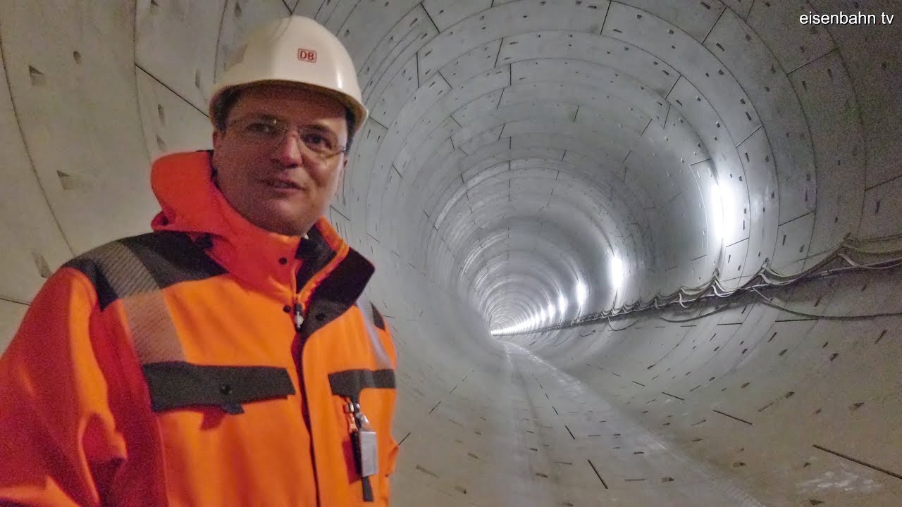 Besuch im Boßlertunnel  Neubaustrecke Stuttgart - Ulm