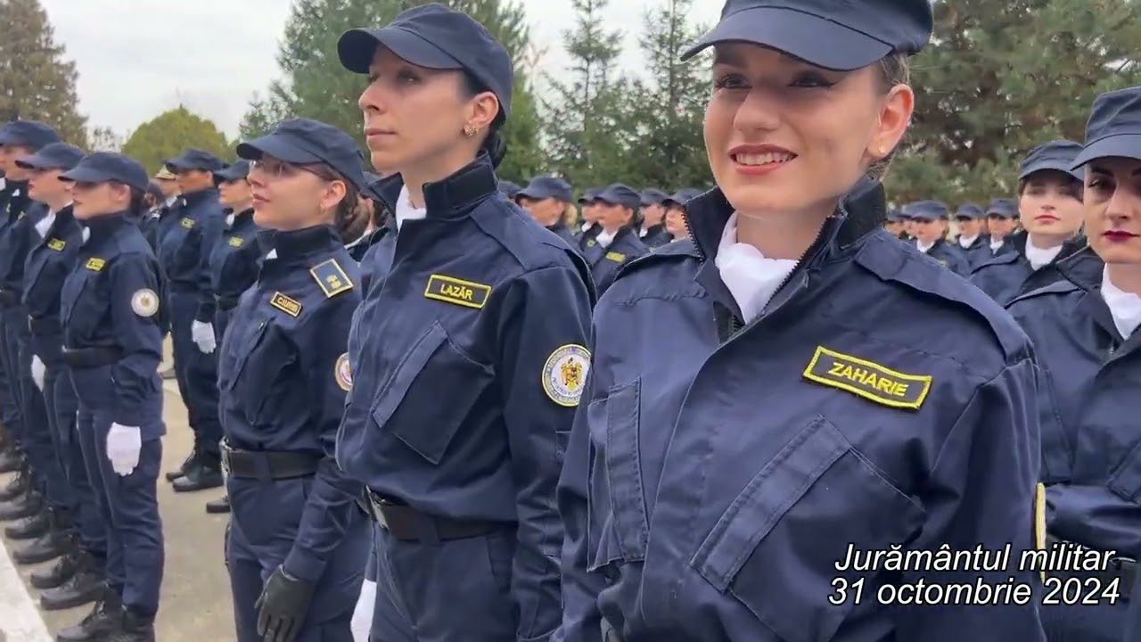 Depunerea jurământului militar Promoția 2024-2025