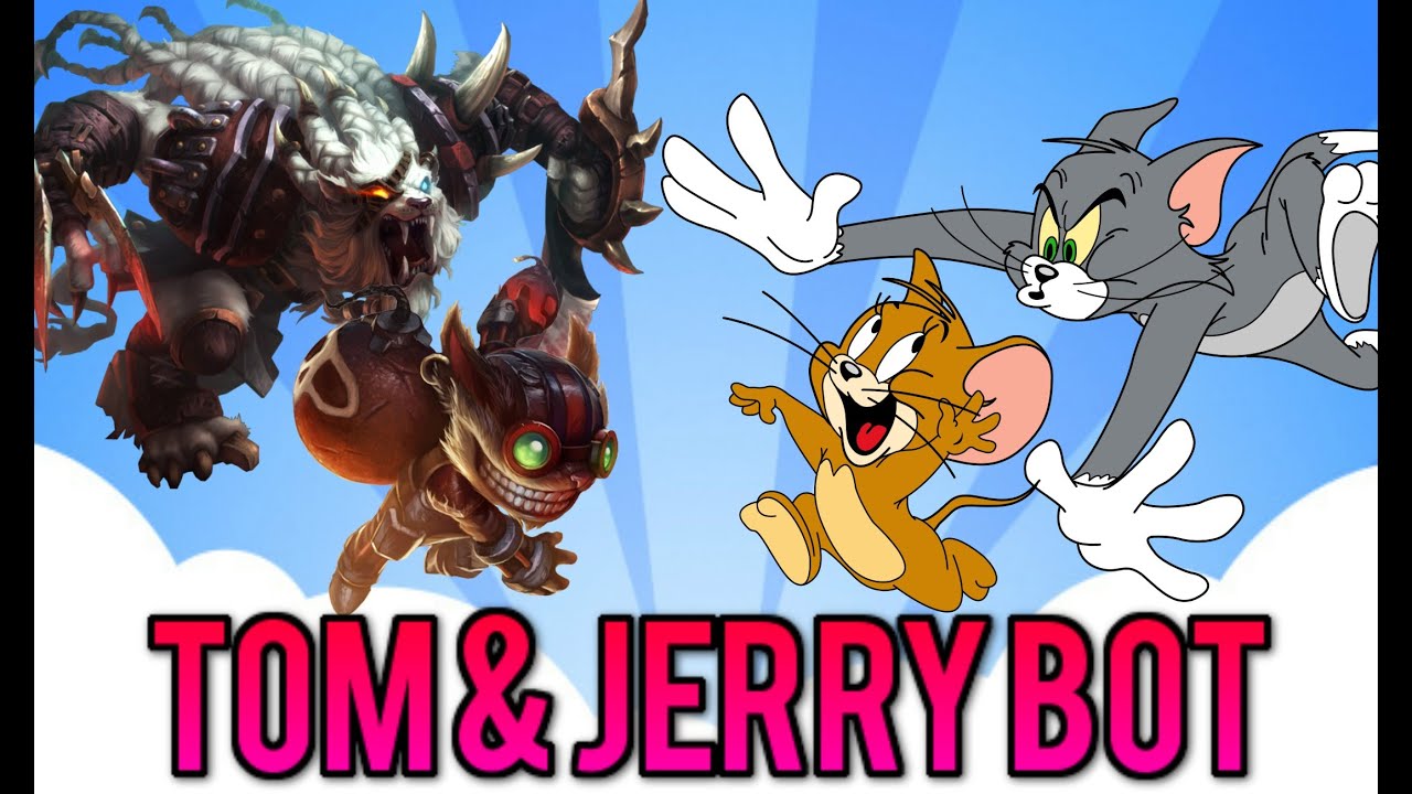 TOM & JERRY BOTLANE - Theme Premates Bot | FULL AD-CRIT Ziggs with Rengar sup