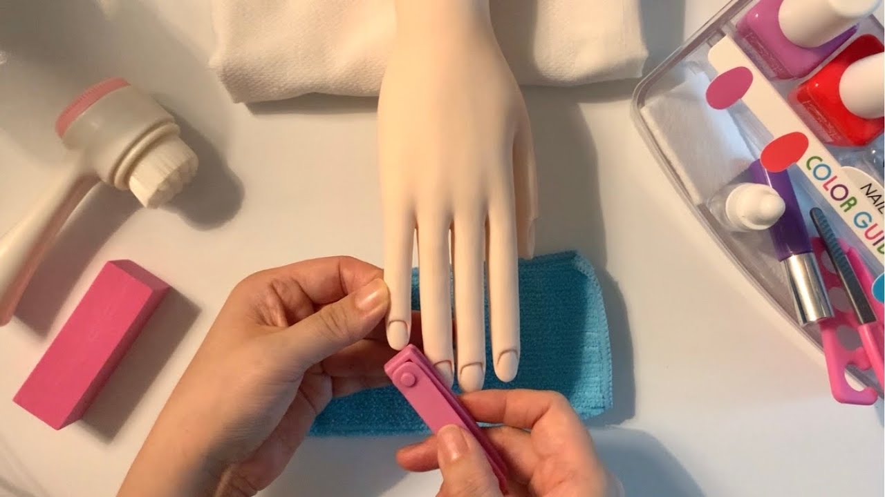 Toy ASMR | No talking | 솔솔 잠 오는 네일샵💅 Relaxing Nail Salon Roleplay