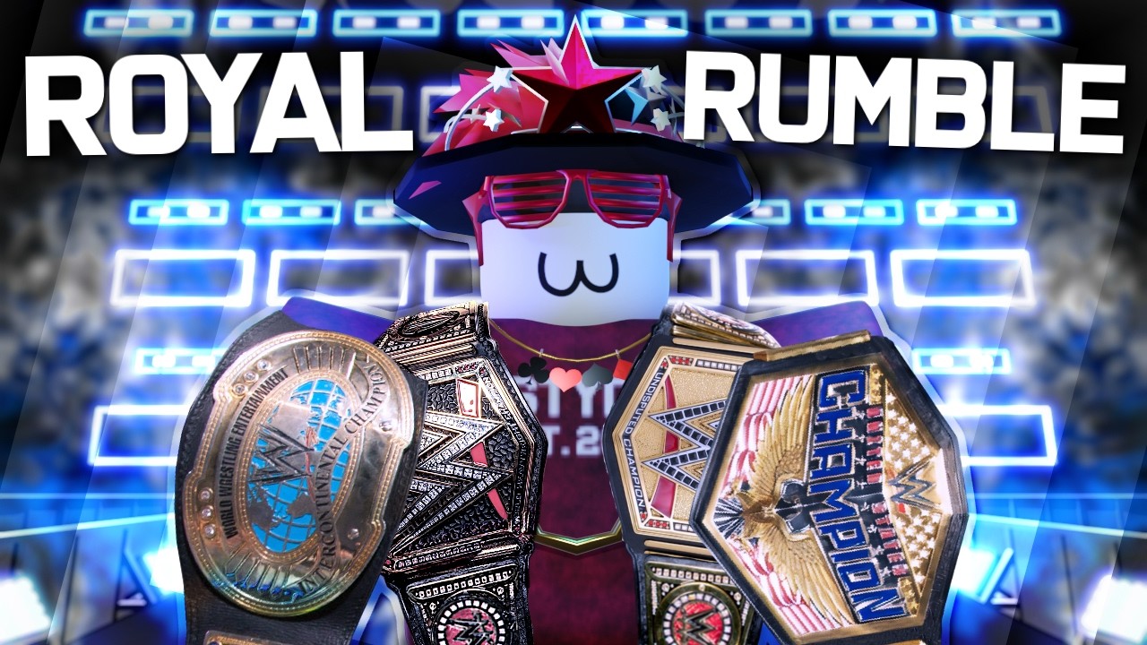 Вступаем в Королевскую битву WWE на Roblox