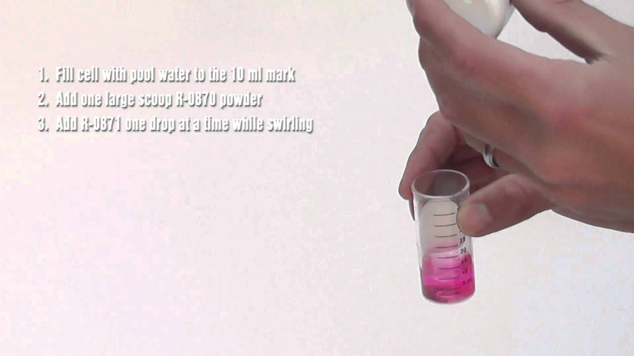 FAS/DPD Chlorine test for the TF-100
