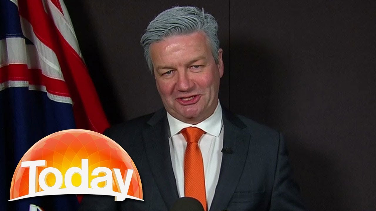 Comedian Lawrence Mooney impersonates Malcolm Turnbull