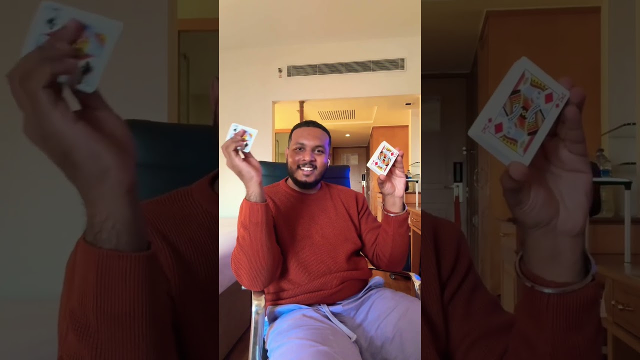Cheriya oru item🫣 #cardistry