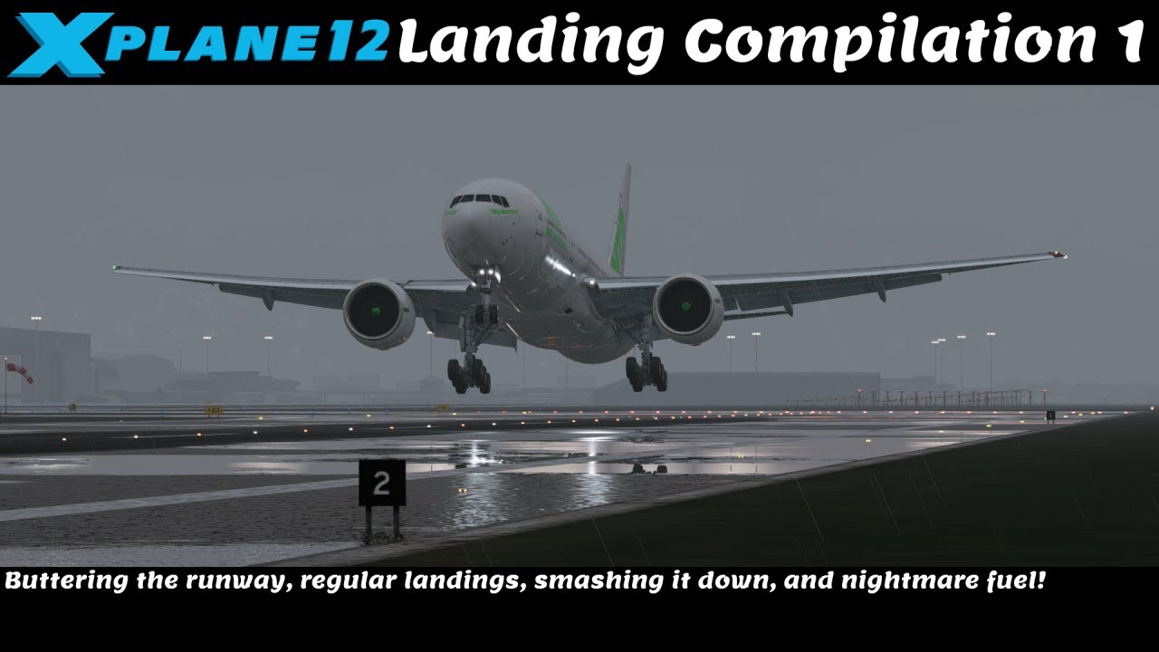 First of Many Landing Compilations! | X-Plane 12 Landings