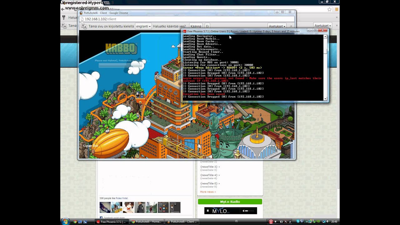 HELP How do I get updated with the retro habbo client to work?